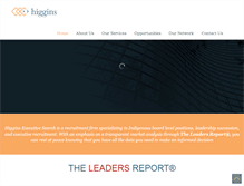 Tablet Screenshot of higginsinc.com